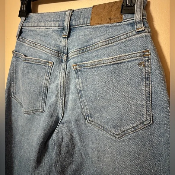 Madewell the perfect vintage wide leg crop Light Blue Jeans - Picture 6 of 10